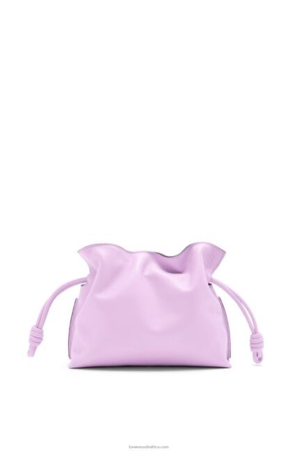 Loewe Women Mini Flamenco clutch in nappa calfskin 206XF559 Bloom Orchid