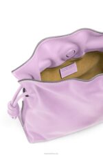 Loewe Women Mini Flamenco clutch in nappa calfskin 206XF559 Bloom Orchid - Image 7