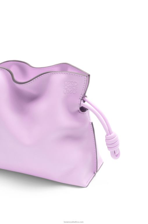 Loewe Women Mini Flamenco clutch in nappa calfskin 206XF559 Bloom Orchid - Image 8