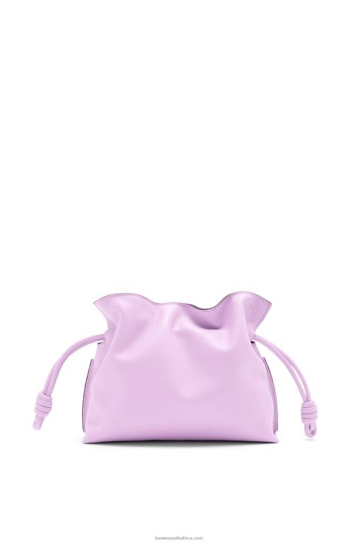 loewe_women_mini_flamenco_clutch_in_nappa_calfskin_206xf559_bloom_orchid.jpg Loewe Women Mini Flamenco clutch in nappa calfskin 206XF559 Bloom Orchid - Image 1