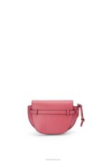 Loewe Women Mini Gate Dual bag in soft calfskin and jacquard 206XF265 Plumrose - Image 6