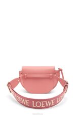 Loewe Women Mini Gate Dual bag in soft calfskin and jacquard 206XF554 Peach Bloom - Image 3