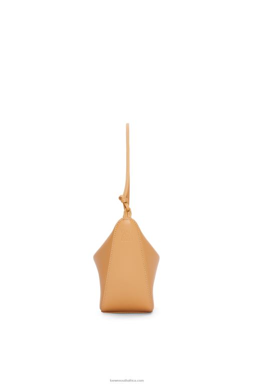 Loewe Women Mini Hammock Hobo bag in classic calfskin 206XF323 Warm Desert - Image 9