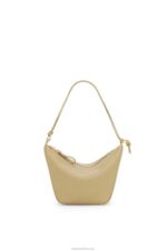 Loewe Women Mini Hammock Hobo bag in classic calfskin 206XF325 Clay Green