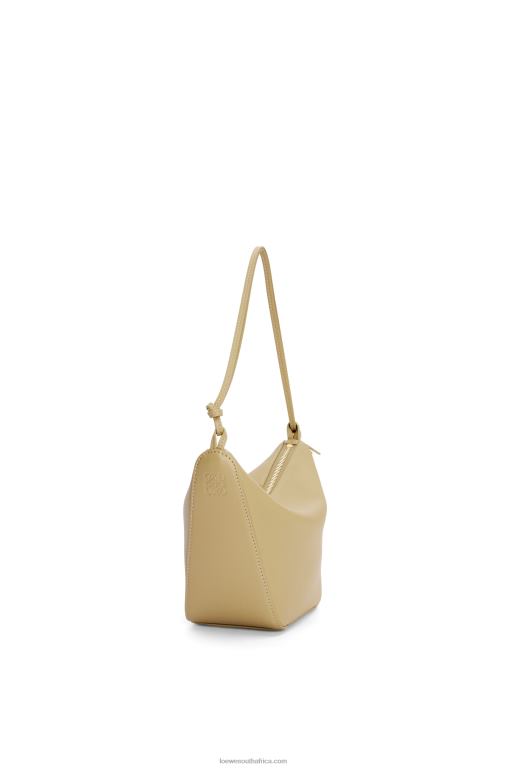 Loewe Women Mini Hammock Hobo bag in classic calfskin 206XF325 Clay Green - Image 5
