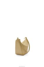 Loewe Women Mini Hammock Hobo bag in classic calfskin 206XF325 Clay Green - Image 6