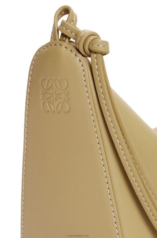 Loewe Women Mini Hammock Hobo bag in classic calfskin 206XF325 Clay Green - Image 10