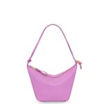 Loewe Women Mini Hammock Hobo bag in classic calfskin 206XF332 Rockrose
