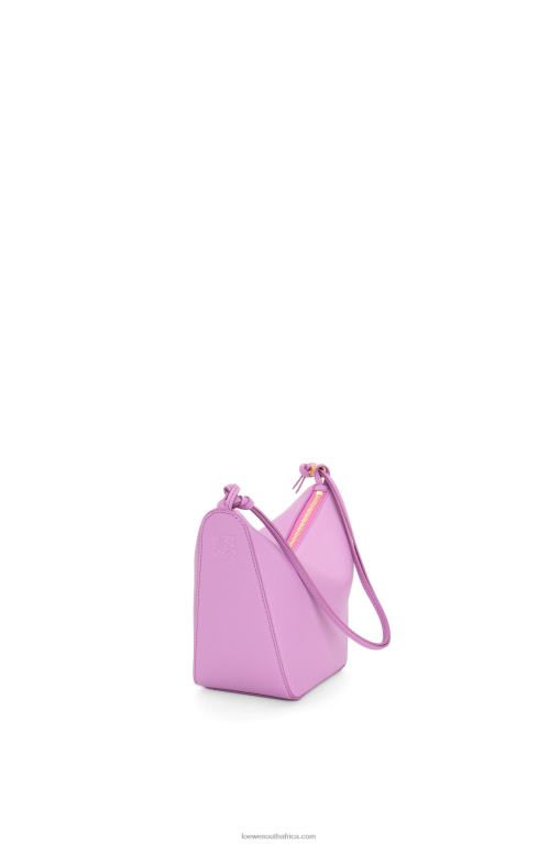 Loewe Women Mini Hammock Hobo bag in classic calfskin 206XF332 Rockrose - Image 5