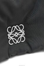 Loewe Women Mini Puffer Goya bag in nylon 206XF311 Black - Image 8