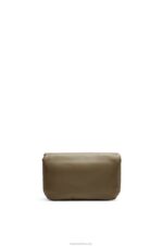 Loewe Women Mini Puffer Goya bag in shiny nappa lambskin 206XF246 Dark Khaki Green - Image 4