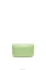 Loewe Women Mini Puffer Goya bag in shiny nappa lambskin 206XF247 Light Pale Green - Image 4