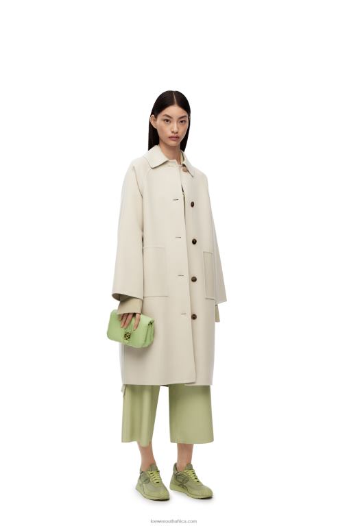 Loewe Women Mini Puffer Goya bag in shiny nappa lambskin 206XF247 Light Pale Green - Image 8