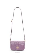 Loewe Women Mini Puffer Goya bag in shiny nappa lambskin 206XF322 Lavander - Image 6