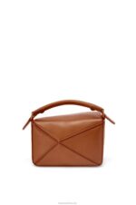 Loewe Women Mini Puzzle bag in satin calfskin 206XF273 Pecan - Image 5