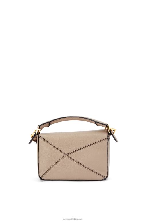 Loewe Women Mini Puzzle bag in soft grained calfskin 206XF220 Sand - Image 5