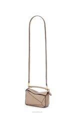 Loewe Women Mini Puzzle bag in soft grained calfskin 206XF220 Sand - Image 6