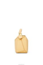 Loewe Women Mini Puzzle bag in soft grained calfskin 206XF234 Dark Butter - Image 4