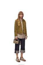 Loewe Women Mini Puzzle bag in soft grained calfskin 206XF560 Artichoke Green - Image 2