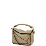 Loewe Women Mini Puzzle bag in soft grained calfskin 206XF560 Artichoke Green