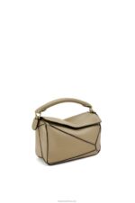 Loewe Women Mini Puzzle bag in soft grained calfskin 206XF560 Artichoke Green - Image 3