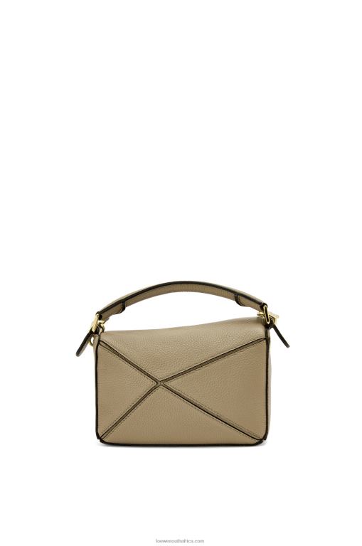 Loewe Women Mini Puzzle bag in soft grained calfskin 206XF560 Artichoke Green - Image 5