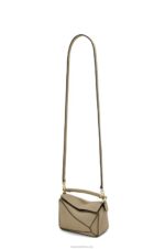 Loewe Women Mini Puzzle bag in soft grained calfskin 206XF560 Artichoke Green - Image 6