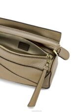 Loewe Women Mini Puzzle bag in soft grained calfskin 206XF560 Artichoke Green - Image 7