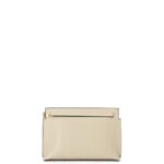 Loewe Women Mini Repeat T Pouch in embossed silk calfskin 206XF611 Light Oat