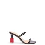 Loewe Women Nail polish sandal in goatskin 206XF709 Black