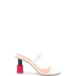 Loewe Women Nail polish sandal in goatskin 206XF710 White