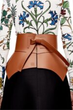 Loewe Women Obi belt in nappa 206XF1153 Tan - Image 3