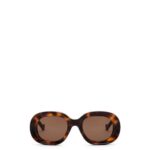 Loewe Women Oval sunglasses in acetate 206XF1493 Havana