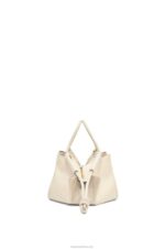 Loewe Women Paseo bag in shiny nappa calfskin 206XF346 Angora - Image 3