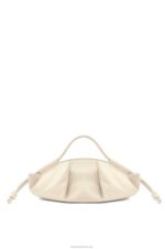 Loewe Women Paseo bag in shiny nappa calfskin 206XF346 Angora - Image 4