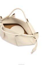 Loewe Women Paseo bag in shiny nappa calfskin 206XF346 Angora - Image 6