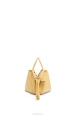 Loewe Women Paseo bag in shiny nappa calfskin 206XF352 Dark Butter - Image 4