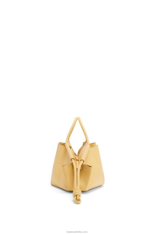 Loewe Women Paseo bag in shiny nappa calfskin 206XF352 Dark Butter - Image 4