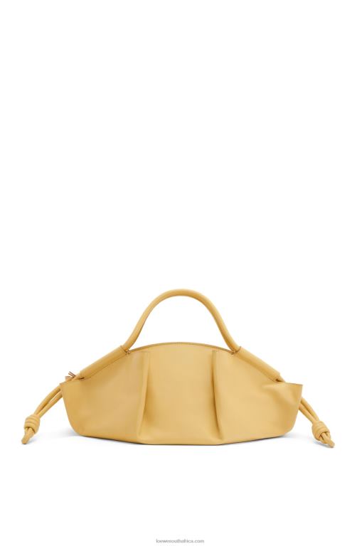 Loewe Women Paseo bag in shiny nappa calfskin 206XF352 Dark Butter - Image 5