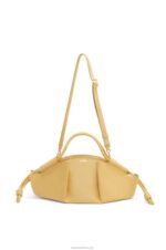 Loewe Women Paseo bag in shiny nappa calfskin 206XF352 Dark Butter - Image 6