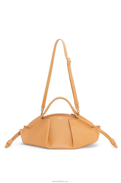 Loewe Women Paseo bag in shiny nappa calfskin 206XF417 Warm Desert - Image 5