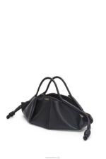 Loewe Women Paseo bag in shiny nappa calfskin 206XF538 Black - Image 2