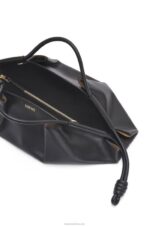 Loewe Women Paseo bag in shiny nappa calfskin 206XF538 Black - Image 7