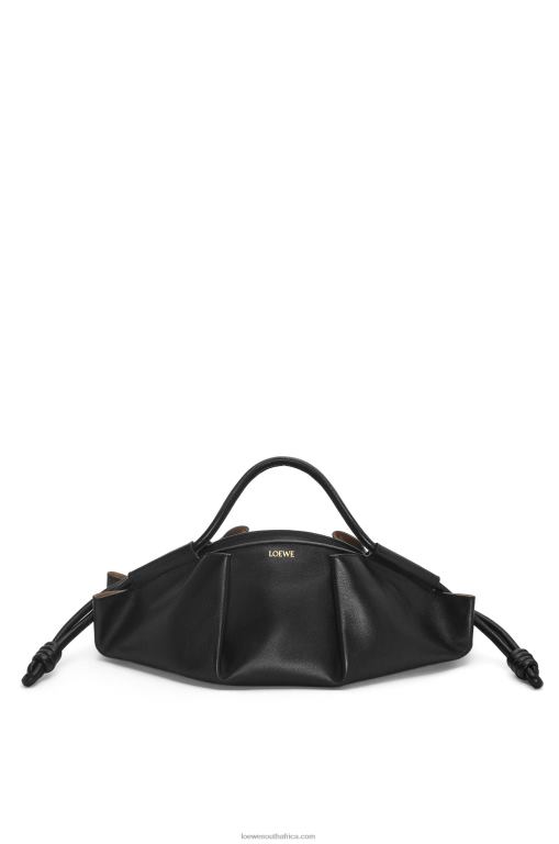 loewe_women_paseo_bag_in_shiny_nappa_calfskin_206xf538_black.jpg Loewe Women Paseo bag in shiny nappa calfskin 206XF538 Black - Image 1