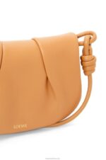 Loewe Women Paseo satchel in shiny nappa calfskin 206XF334 Warm Desert - Image 8