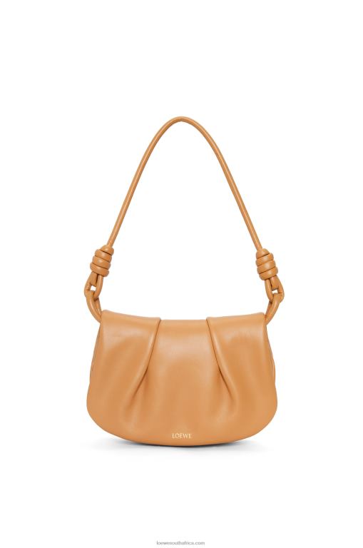 loewe_women_paseo_satchel_in_shiny_nappa_calfskin_206xf334_warm_desert.jpg Loewe Women Paseo satchel in shiny nappa calfskin 206XF334 Warm Desert - Image 1
