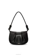 Loewe Women Paseo satchel in shiny nappa calfskin 206XF337 Black