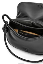 Loewe Women Paseo satchel in shiny nappa calfskin 206XF337 Black - Image 7