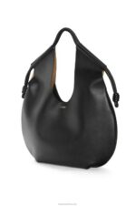 Loewe Women Paseo Tote in shiny nappa calfskin 206XF132 Black - Image 3