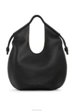 Loewe Women Paseo Tote in shiny nappa calfskin 206XF132 Black - Image 4
